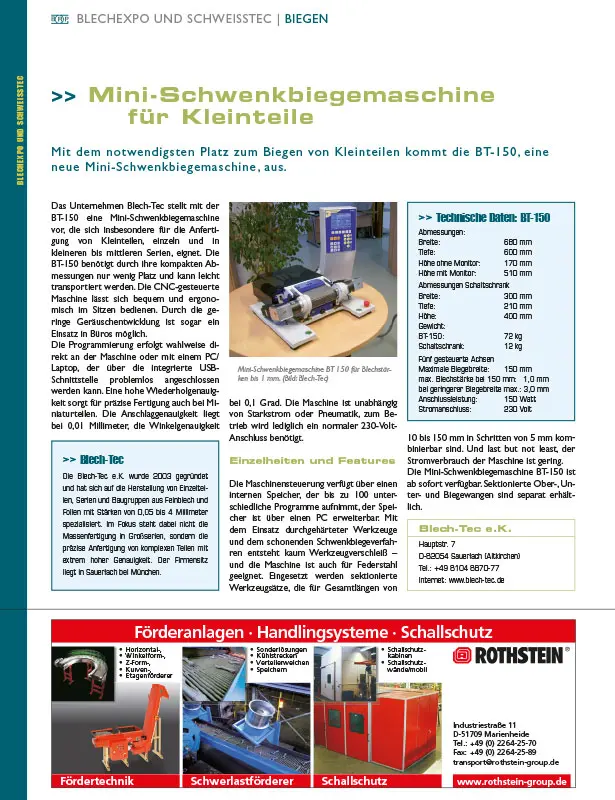 BRP - Blech Rohre Profile // Ausgabe Nr. 6-7 - 2007