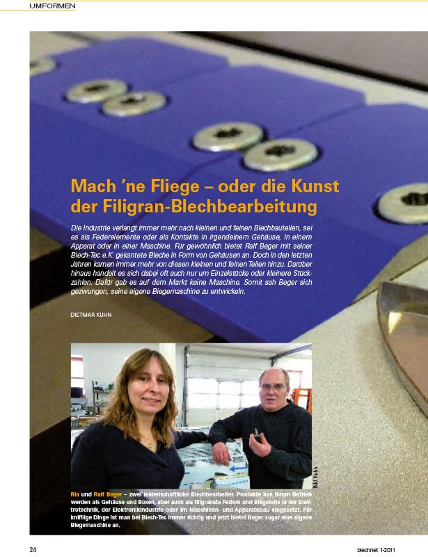 Blechnet // Ausgabe Nr. 1 - 2011