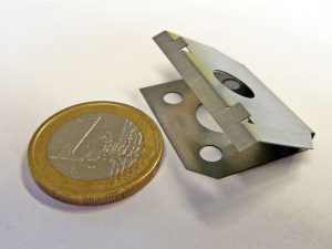 Technische Feder - Vergleich 1 Euro Münze