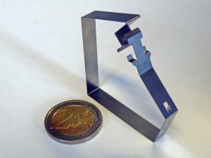 Technische Feder - Vergleich 2 Euro Münze