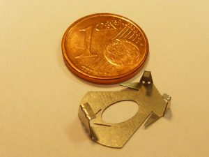 Technische Feder - Vergleich 1 Cent Münze